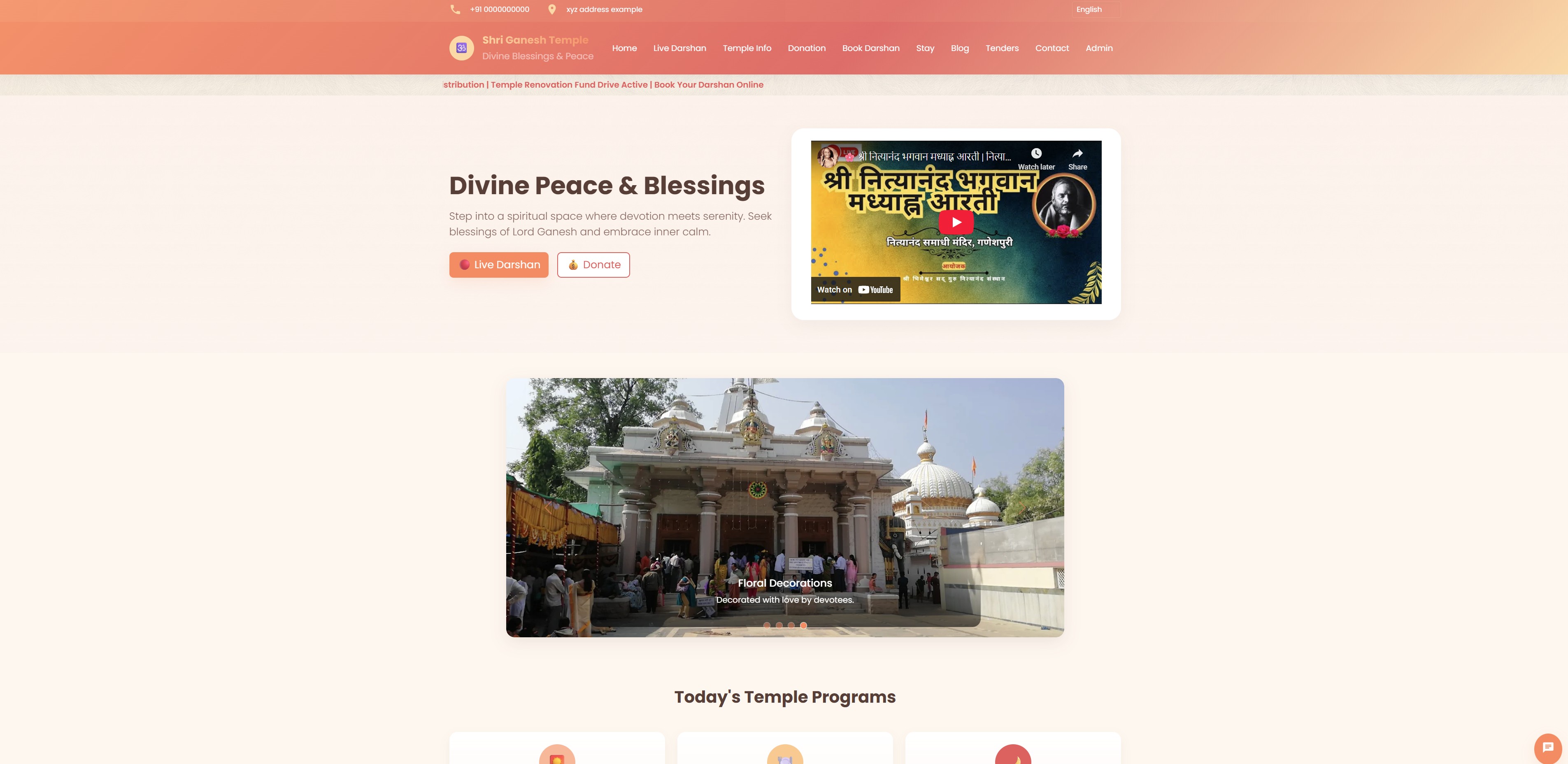 Temple project